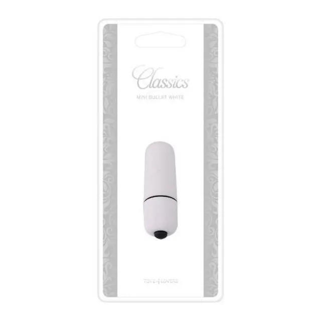Toyz4lovers Classics Mini Bullet - Mini-wibrator, Biały, 5.5 cm