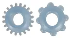 Набор эрекционных колец для пениса Cock Ring Set, 2 шт (голубой)