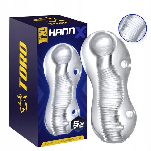 Мастурбатор Toro Ultimate Hannx4 Stroker 5,3" (прозрачный)