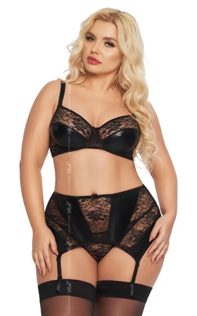 Комплект белья Softline Joana, 3XL (черный)