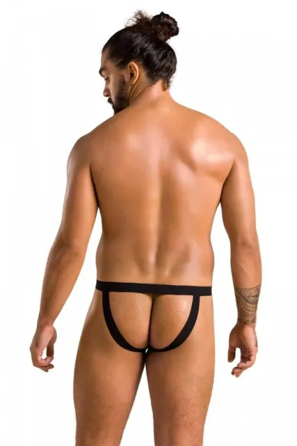 Открытые мужские трусыPassion Free Your Senses Open Luke 034, S/M (черный)