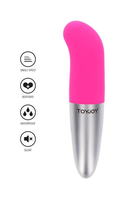Міні-вібратор ToyJoy Viberette G-Spot, 12 см (фуксія)
