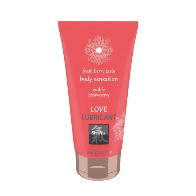 Hot Shiatsu Love - Żel intymny, Truskawka, 75 ml
