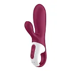 Вібратор-кролик Satisfyer Hot Bunny, 17,5 см (бордовий)