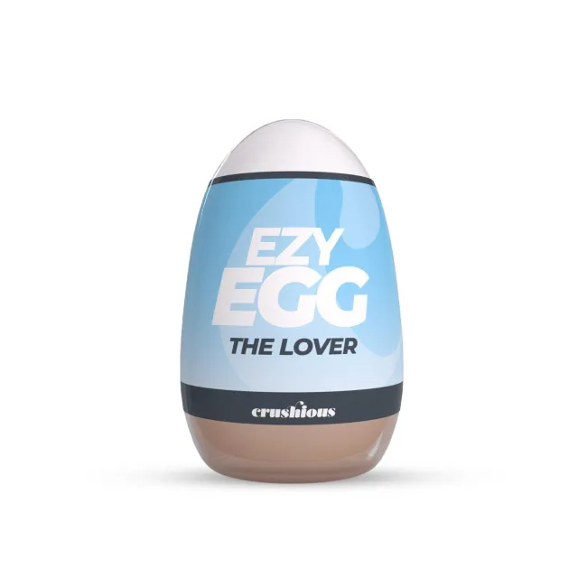 Мастурбатор яйцо Crushious Ezy Egg The Lover (телесный)