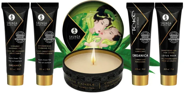Набір інтимної косметики Shunga Geisha Secrets Organica Exotic Green Tea