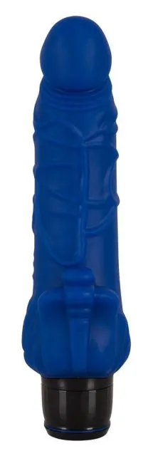 Вібратор Vibra Lotus Classics Big, 21.5 см (синій)