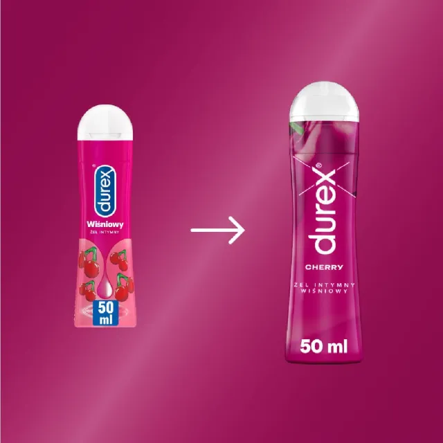Лубрикант на водной основе Durex Cherry, 50 мл