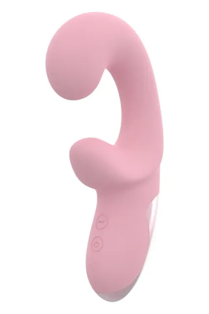 Вібратор Dreamtoys Glam Duo, 17.1 см (рожевий)
