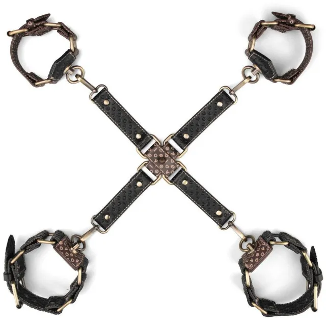 BDSM набор Rebellion Reign Hogtie Set (черный)