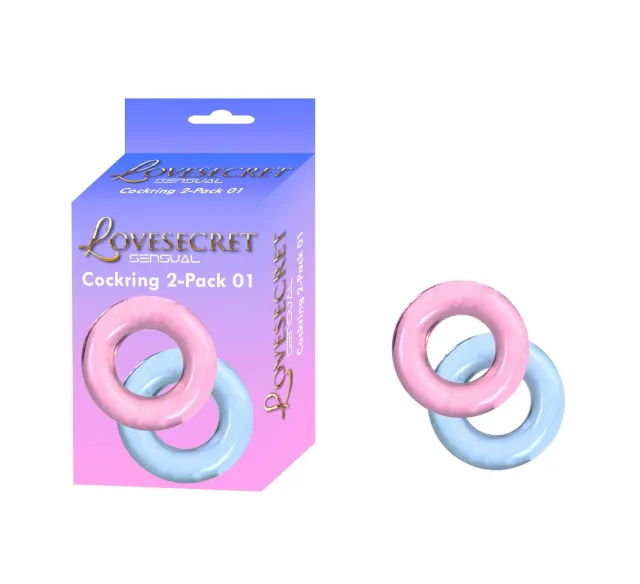 Набор эрекционных колец Lovesecret Pack 01, 2 шт (мульти)