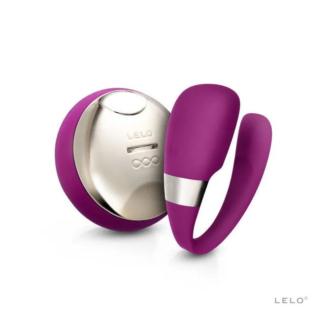 Lelo Tiani 3 - Masażer dla par, Crimson, 14, 4 cm