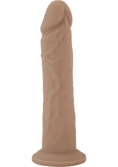 Фалоімітатор Silexd Realistic Dildo Liquid Silicone 2, 20.6 см (тілесний)