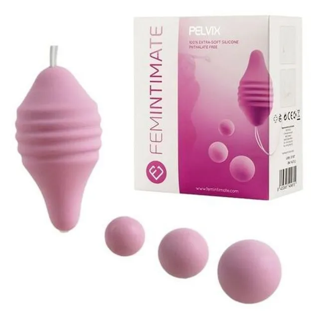 Вагінальні кульки Femintimate Pelvix Concept, 16,5 см (рожевий)