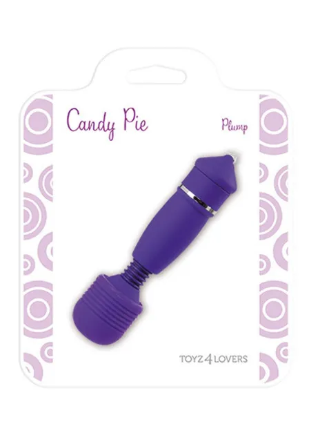 Мини-вибратор Candy Pie, 10.5 см (фиолетовый)
