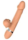 Вібратор Boss Series Basia Thrusting, 24 см (тілесний)