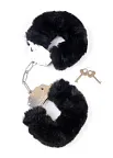Наручники Fetish B - Series Furry Cuffs (черный)