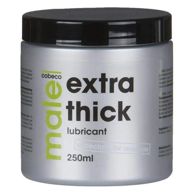 Cobeco Extra Thick - Lubrykant na bazie silikonu, Bez smaku, 250 ml