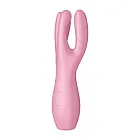 Вібратор для клітора Satisfyer Threesome 3, 14 см (світло-рожевий)
