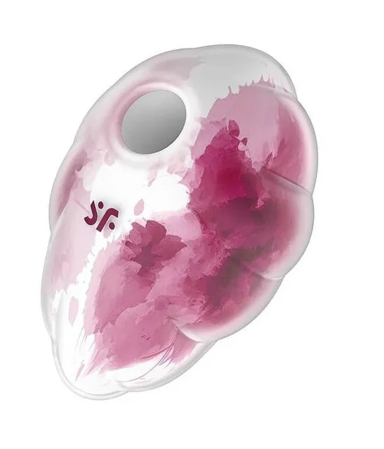 Satisfyer Cloud Dancer - Bezdotykowy stymulator łechtaczki z wibracjami, Różowy, 9 cm