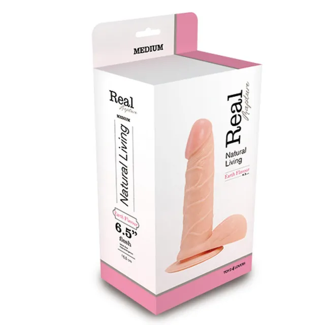 Фаллоимитатор Real Rapture 6.5", 19 см (телесный)