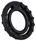 Ерекційне кільце You2Toys Steely Cockring, 3,7 см (чорний)