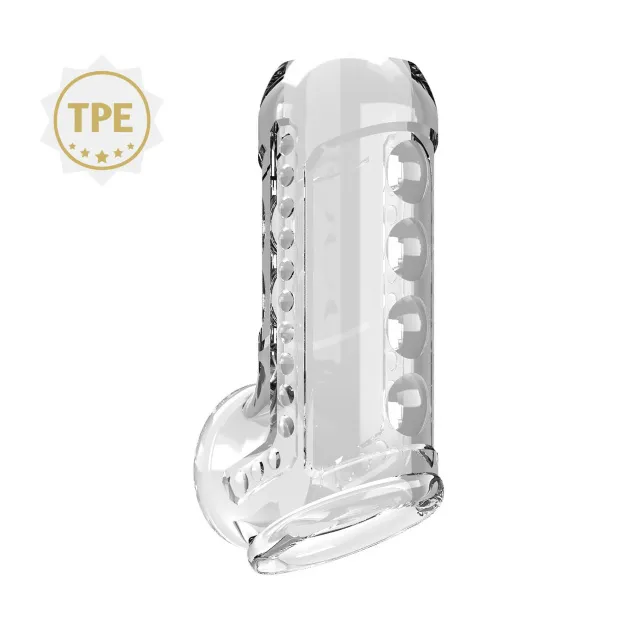 Pretty Love Penis Sleeve - Nakładka na penisa, Przezroczysty, 12.7 cm