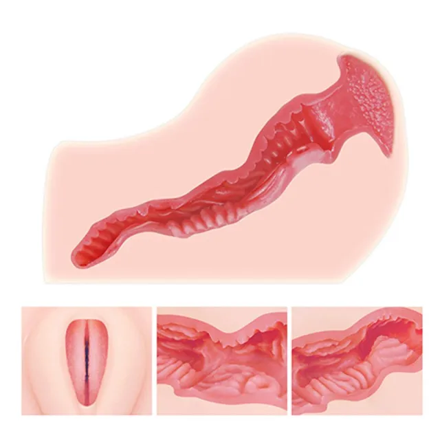 Kokos Angel.2 White & Oriental - Masturbator, W kolorze cielistym, 16 cm