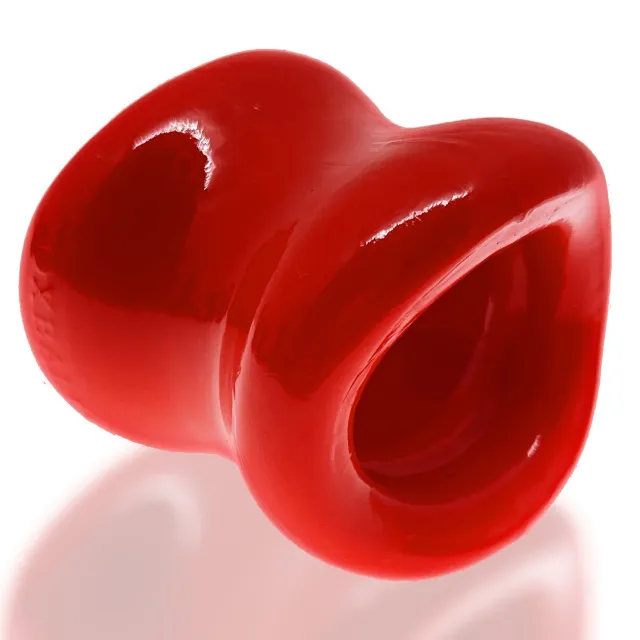 Эрекционное кольцо Oxballs Mega Squeeze Ergofit Ballstretcher, 6 см (красный)