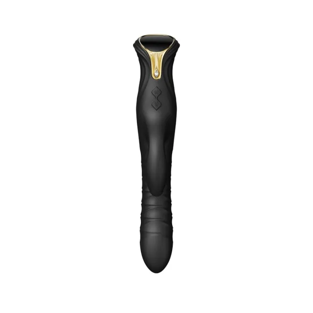 Вібратор-кролик Zalo Mose Rabbit Thruster, 25,7 см (чорний)