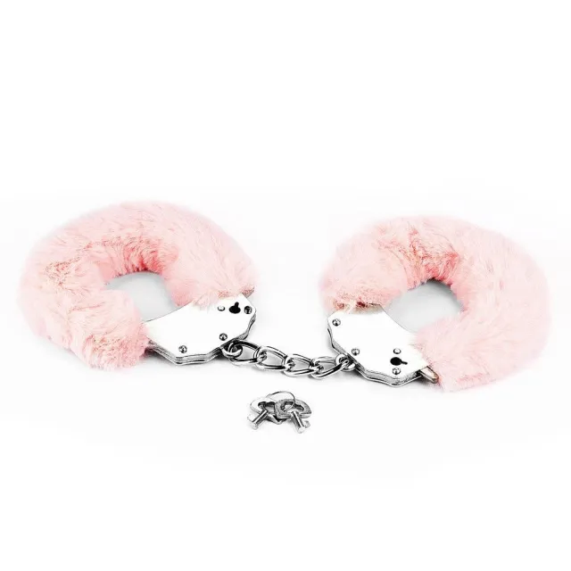 Наручники LoveToy Fluffy Hand Cuffs (розовый)