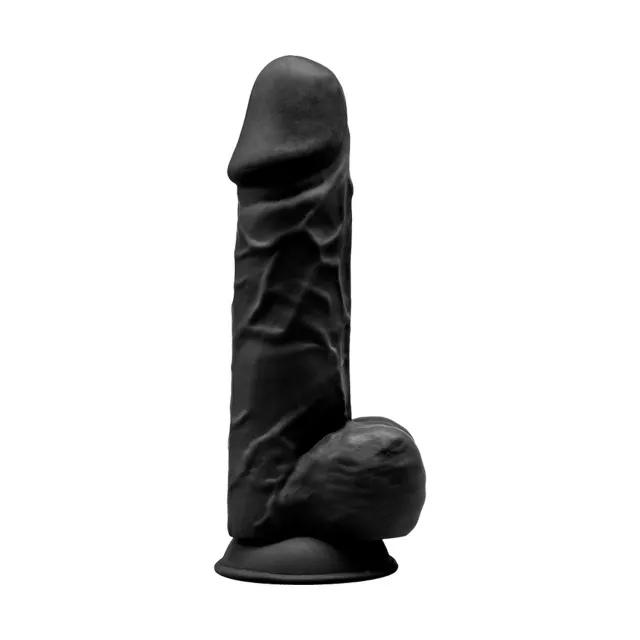 Фаллоимитатор Silexd Premium Silicone Dildo Model 4 Size 8.5, 21.5 см (черный)