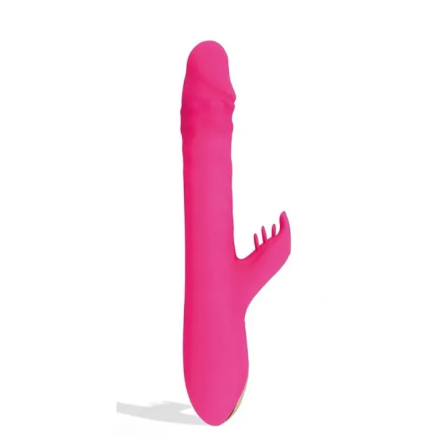 Вибратор-кролик Intimate Melody Thrusting Rabbit, 25.3 см (розовый)
