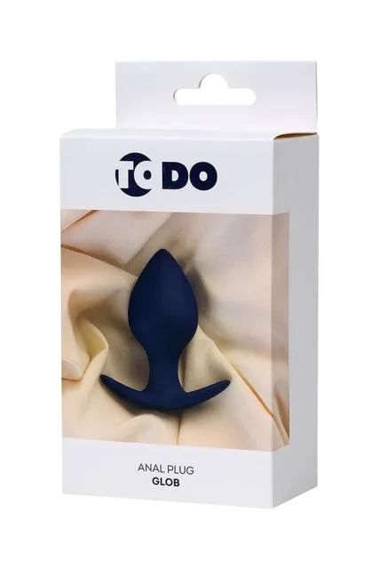 Анальная пробка ToDo Anal Plug Glob, 10 см (фиолетовый)
