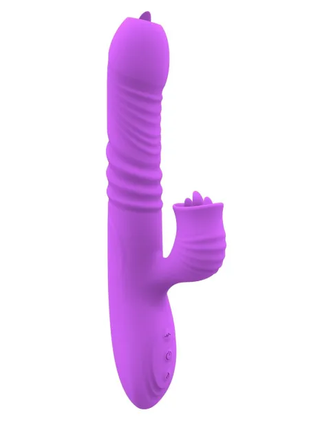 Вибратор B-Series Lyla Fanny USB, 21.9 см (фиолетовый)