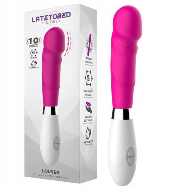 Вибратор Latetobed Louver, 20.3 см (розовый)