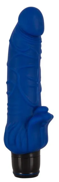 Вибратор Vibra Lotus Classics Big, 21.5 см (синий)