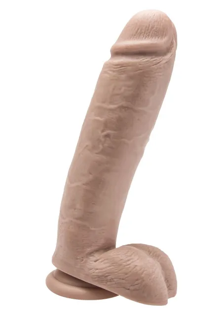 TOYJOY with Balls 10 inch - Dildo, W kolorze cielistym, 25.5 cm