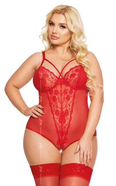 Боді Softline Amanda, 2XL (червоний)