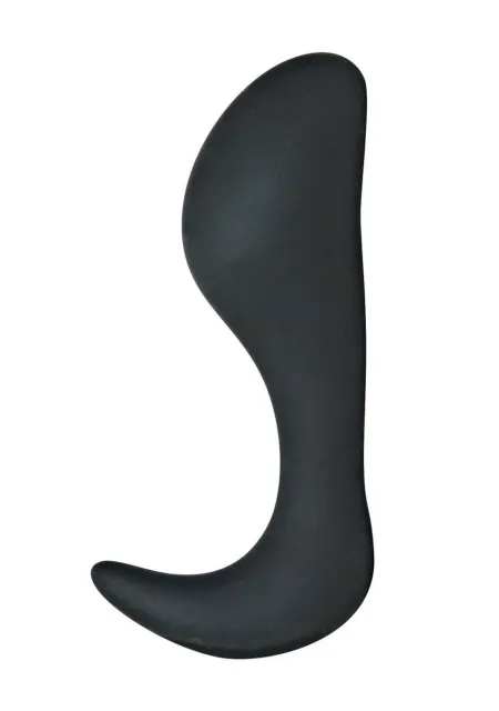 Black Velvets Medium Plug - Korek analny, Czarny, 10, 5 cm