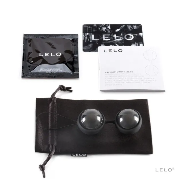 Вагінальні кульки Lelo Luna Beads Noir, 2,9 см (чорний)