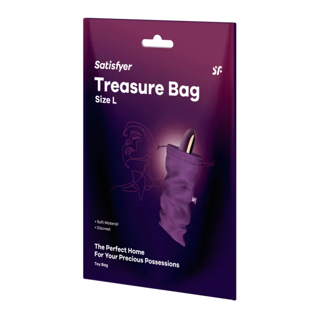 Сумка для хранения Satisfyer Treasure Bag L (фиолетовый)