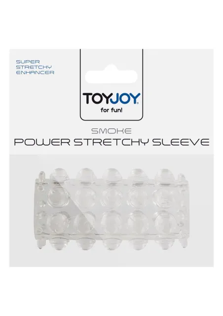 Насадка на пеніс Power Stretchy Sleeve, 6,5 см (прозорий)