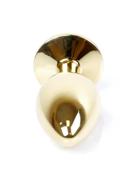 Анальная пробка с кристалом B - Series HeavyFun Plug-Jewellery, 7 см (розовый)