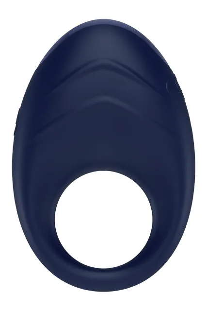 Виброкольцо Glam Vibrating Cockring, 7 см (синий)