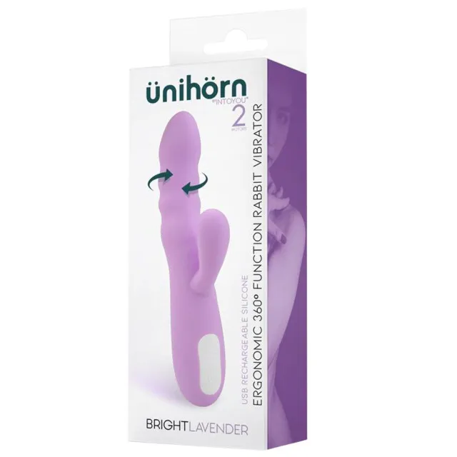 Вибратор-кролик Unihorn Bright Lavender, 20 см (фиолетовый)