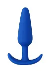 Анальна пробка ShotsToys Slim Butt Plug, 8.3 см (синій)