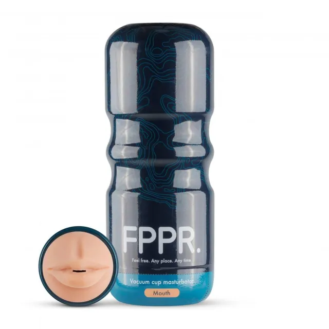 Мастурбатор FPPR Vacuum Cup Masturbator Mouth (білий)