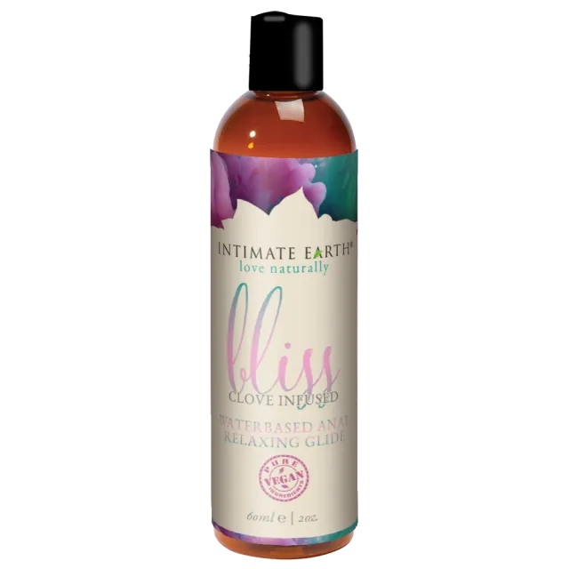 Intimate Earth Bliss Anal Relaxing Water Based Glide - Lubrykant na bazie wody, Bezzapachowy, 60 ml