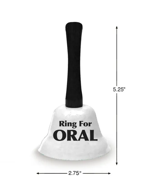 Дзвіночок для сексу Little Genie Ring the Bell for Oral, 13.5 см (білий)